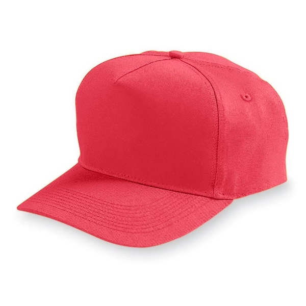 Youth five-panel cap made of 100% cotton twill.... from ASI 37461 Augusta Sportswear
