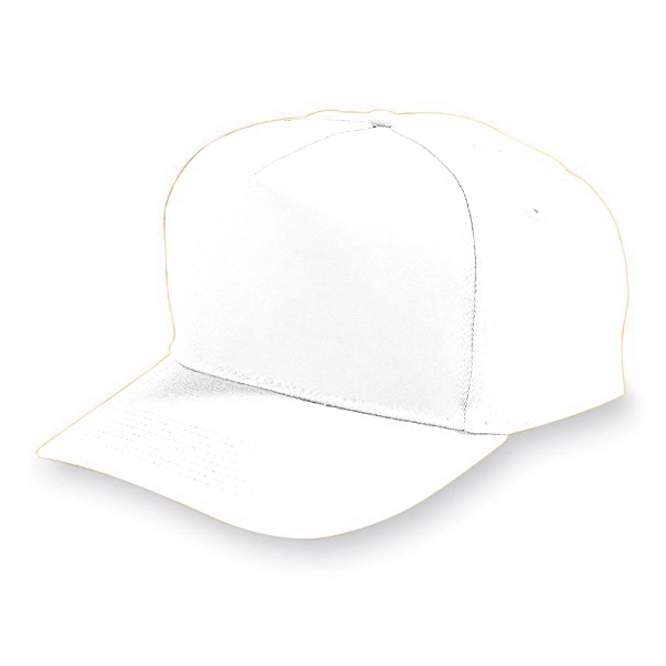 Youth five-panel cap made of 100% cotton twill.... from ASI 37461 Augusta Sportswear