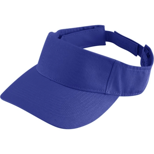 Adult-sized visor made from 100% pre-washed cotton twill... from ASI 37461 Augusta Sportswear / Holloway Sportswear Inc