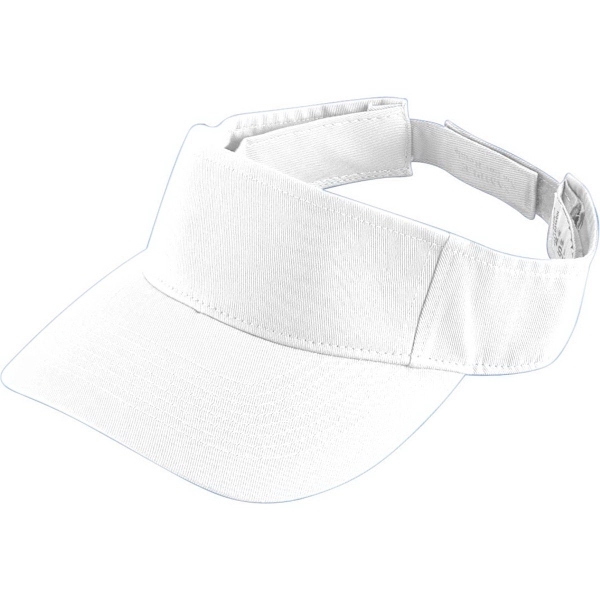 Adult-sized visor made from 100% pre-washed cotton twill... from ASI 37461 Augusta Sportswear / Holloway Sportswear Inc