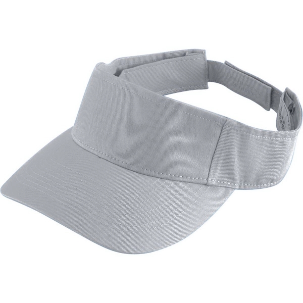 Youth 100% pre-washed cotton twill sport visor with three panels.... from ASI 37461 Augusta Sportswear