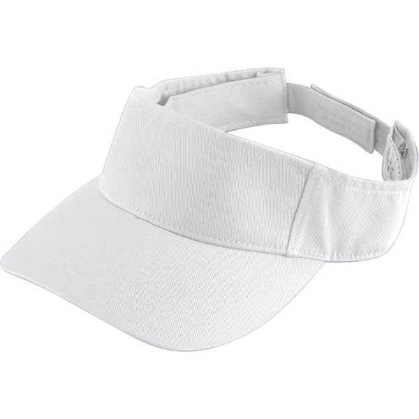 Youth 100% pre-washed cotton twill sport visor with three panels.... from ASI 37461 Augusta Sportswear