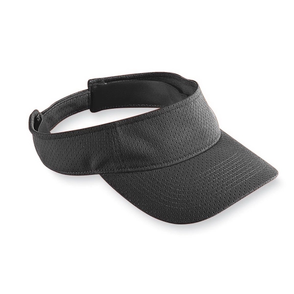 Adult athletic mesh visor with tricot backing and three panels.... from ASI 37461 Augusta Sportswear / Holloway Sportswear Inc