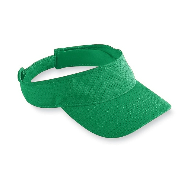 Adult athletic mesh visor with tricot backing and three panels.... from ASI 37461 Augusta Sportswear / Holloway Sportswear Inc