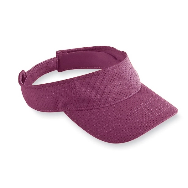 Adult athletic mesh visor with tricot backing and three panels.... from ASI 37461 Augusta Sportswear / Holloway Sportswear Inc