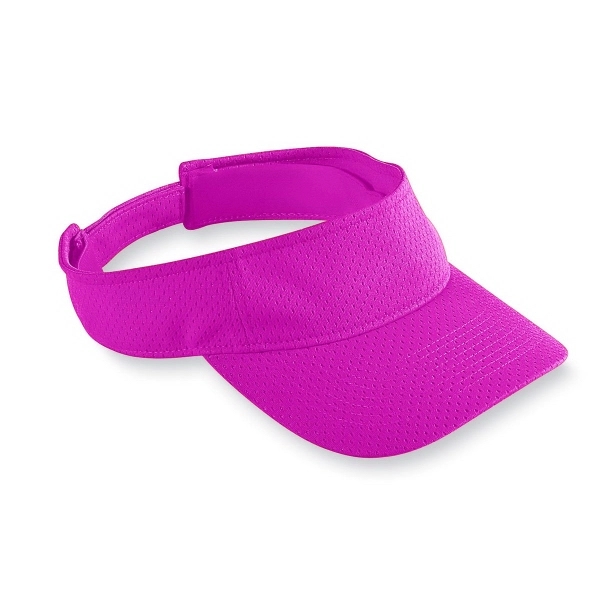 Adult athletic mesh visor with tricot backing and three panels.... from ASI 37461 Augusta Sportswear / Holloway Sportswear Inc