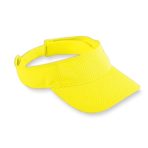 Adult athletic mesh visor with tricot backing and three panels.... from ASI 37461 Augusta Sportswear / Holloway Sportswear Inc