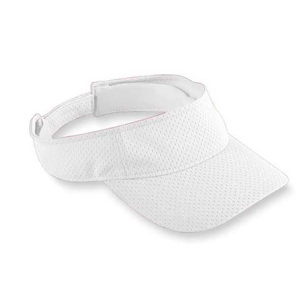 Adult athletic mesh visor with tricot backing and three panels.... from ASI 37461 Augusta Sportswear / Holloway Sportswear Inc