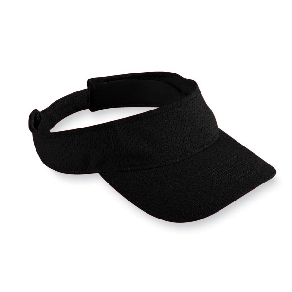 Youth athletic 100% polyester mesh visor with tricot backing.... from ASI 37461 Augusta Sportswear