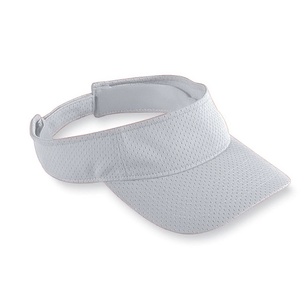 Youth athletic 100% polyester mesh visor with tricot backing.... from ASI 37461 Augusta Sportswear