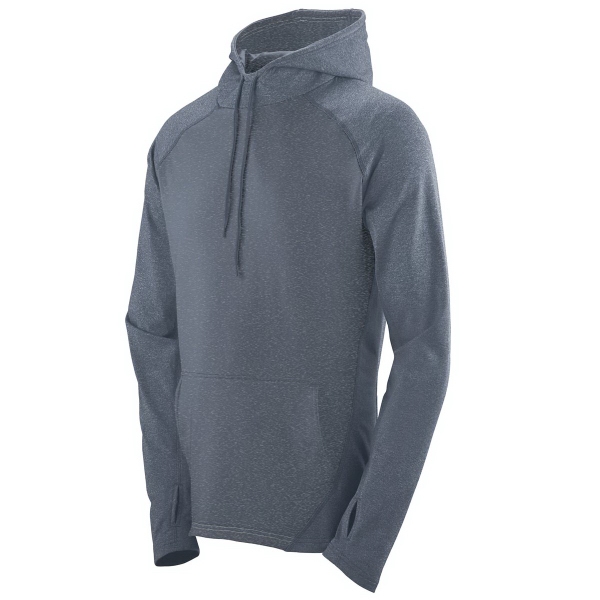 Adult polyester/spandex hoody with 4-way stretch, moisture wicking, and raglan sleeves.... from ASI 37461 Augusta Sportswear