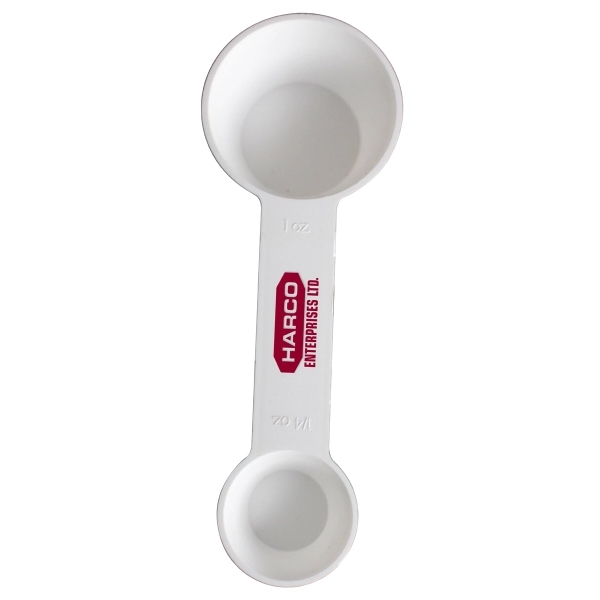 5 1/2" x 1 7/8" dual ended plastic measuring scoop with... from ASI 59683 Harco Enterprises LTD / Harco Enterprises