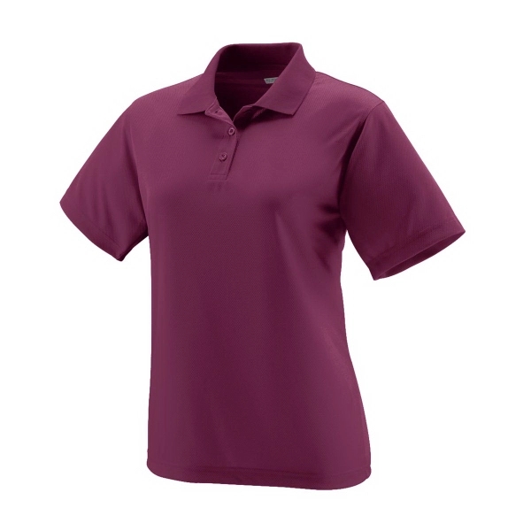 Ladies' wicking closed hole mesh sport shirt made of 100% polyester... from ASI 37461 Augusta Sportswear