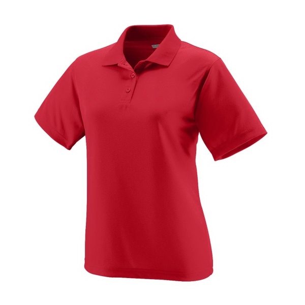 Ladies' wicking closed hole mesh sport shirt made of 100% polyester... from ASI 37461 Augusta Sportswear