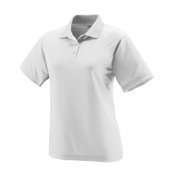 Ladies' wicking closed hole mesh sport shirt made of 100% polyester... from ASI 37461 Augusta Sportswear
