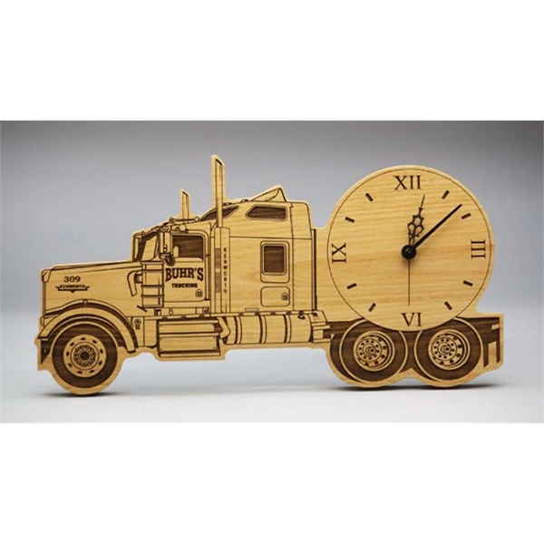 Wooden wall clocks measure 12" and make for a perfect recognition... from ASI 92531 Unique Custom Products / UCP