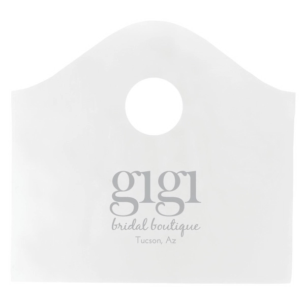 2.00 mil. high density frosted plastic bags with super wave handle... from ASI 75731 PWS / Pacific Western Sales/Cater Line