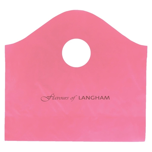 2.00 mil. high density frosted plastic bags with super wave handle... from ASI 75731 PWS / Pacific Western Sales/Cater Line