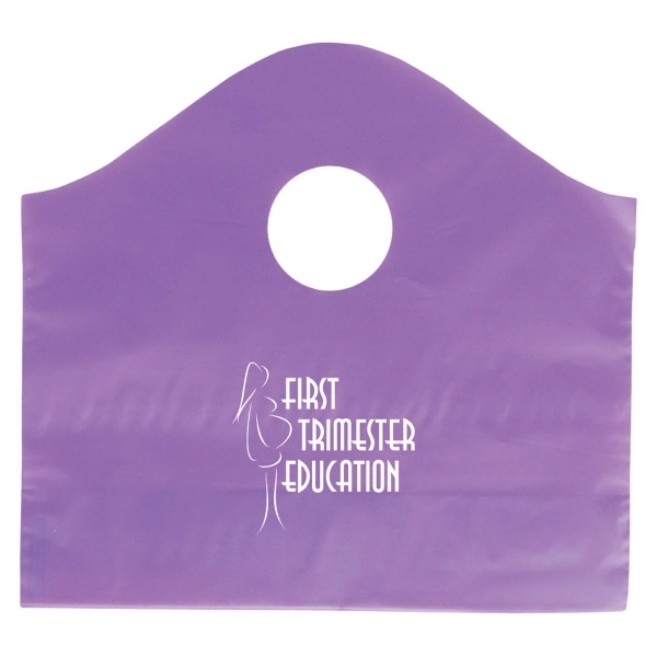 2.00 mil. high density frosted plastic bags with super wave handle... from ASI 75731 PWS / Pacific Western Sales/Cater Line