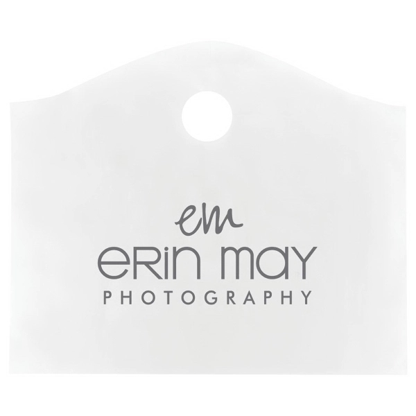 2.25 mil. high density frosted plastic bags with super wave handle... from ASI 75731 PWS / Pacific Western Sales/Cater Line