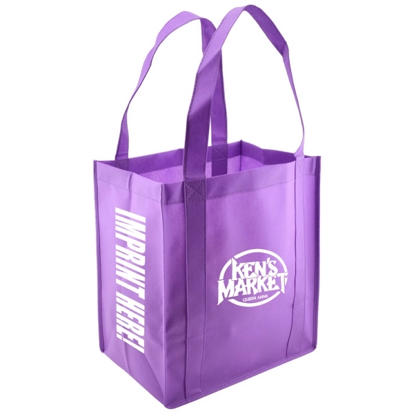The ultimate grocery tote for any purpose! Made from 100 GSM... from ASI 75731 PWS / Pacific Western Sales/PWS