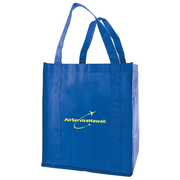 The ultimate grocery tote for any purpose! Made from 100 GSM... from ASI 75731 PWS / Pacific Western Sales/PWS