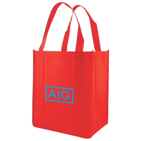 The ultimate grocery tote for any purpose! Made from 100 GSM... from ASI 75731 PWS / Pacific Western Sales/PWS