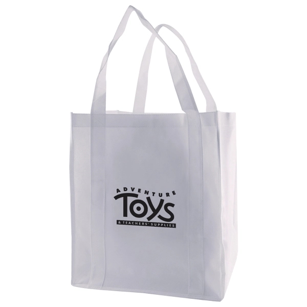 The ultimate grocery tote for any purpose! Made from 100 GSM... from ASI 75731 PWS / Pacific Western Sales/PWS