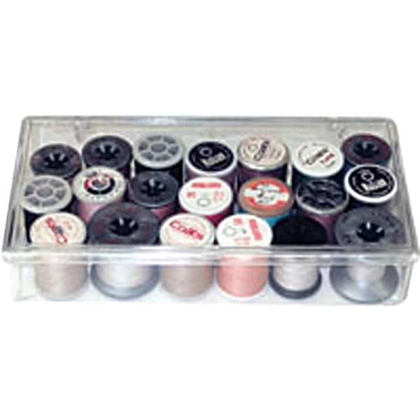 Snap-close plastic one-section styrene utility containers in seven sizes.... from ASI 59683 Harco Enterprises LTD / Harco Enterprises