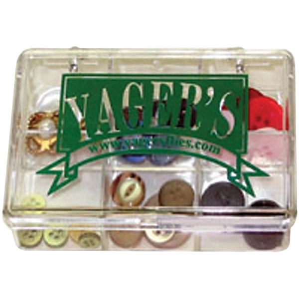 4 1/2" x 2 3/4" x 1" six-section styrene sewing and... from ASI 59683 Harco Enterprises LTD / Harco Enterprises