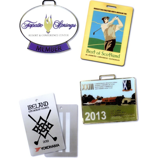 Luggage Bag Tag with A genuine leather strap.... from ASI 67961 Lorente LLC / Lorente