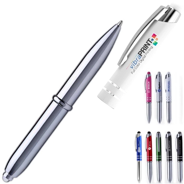 Flasher 3-in-1 Stylus, Pen, LED Flashlight.... from ASI 46755 Cosmo Promos
