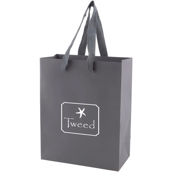 Made from 180 GSM non-laminated white kraft paper, these shopping totes... from ASI 75731 PWS / Pacific Western Sales/Cater Line
