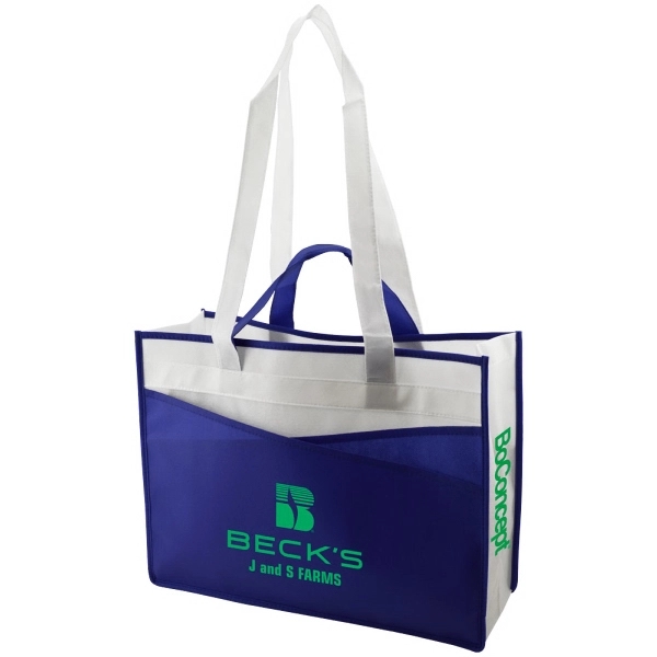 Made with 100 GSM premium non-woven polypropylene, this eco-friendly tote is... from ASI 75731 PWS / Pacific Western Sales/PWS