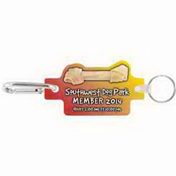 4-color process soft vinyl plastic key clips with 1" split ring.... from ASI 56100 Gemini Ind Inc / Anchor Line®