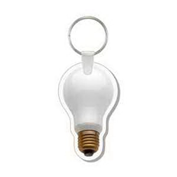4-color process light bulb shape punch key tag.... from ASI 56100 Gemini Ind Inc / Anchor Line®