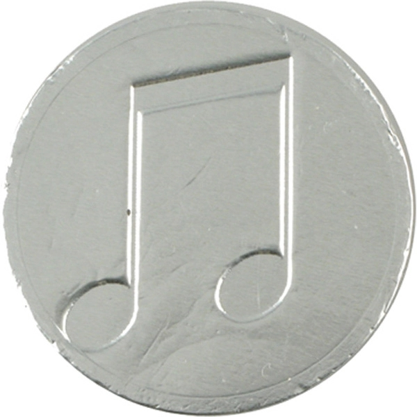 0.22 oz. Music note chocolate coin.... from ASI 47919 Custom Chocolate, LLC