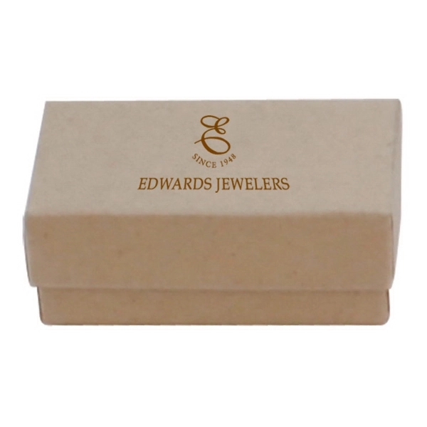 Natural jewelry boxes made with rigid white lined board; filled with... from ASI 75731 PWS / Pacific Western Sales/Cater Line