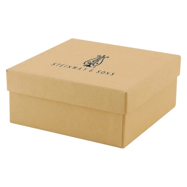 Natural jewelry boxes made with rigid white lined board; filled with... from ASI 75731 PWS / Pacific Western Sales/Cater Line