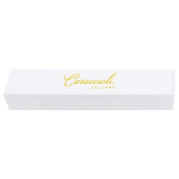 White style jewelry boxes made with rigid white lined board; filled... from ASI 75731 PWS / Pacific Western Sales/Cater Line