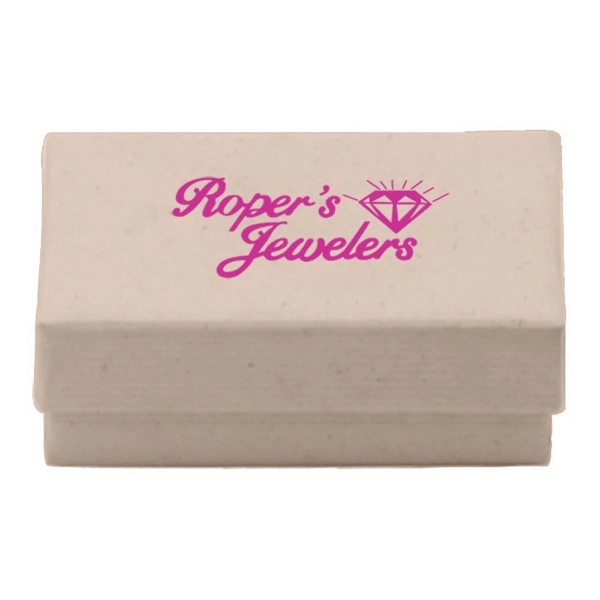 Color tinted kraft jewelry boxes made with rigid white lined board;... from ASI 75731 PWS / Pacific Western Sales/Cater Line