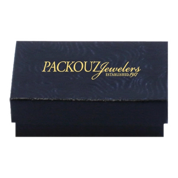 Color tinted kraft jewelry boxes made with rigid white lined board;... from ASI 75731 PWS / Pacific Western Sales/Cater Line