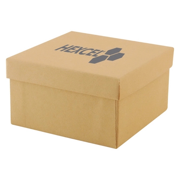 Natural jewelry boxes made with rigid white lined board; filled with... from ASI 75731 PWS / Pacific Western Sales/Cater Line