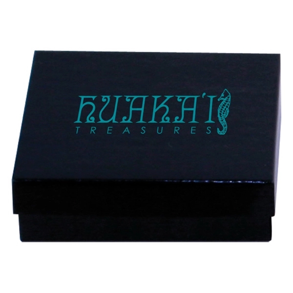 Color tinted kraft jewelry boxes made with rigid white lined board;... from ASI 75731 PWS / Pacific Western Sales/Cater Line