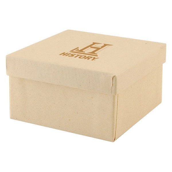 Color tinted kraft jewelry boxes made with rigid white lined board;... from ASI 75731 PWS / Pacific Western Sales/Cater Line