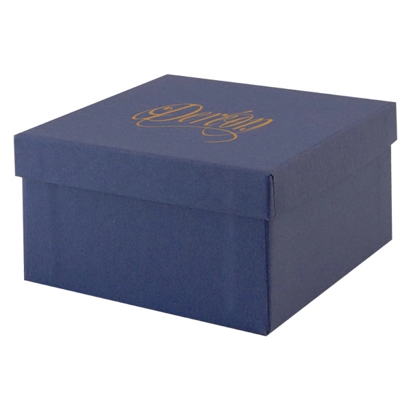 Color tinted kraft jewelry boxes made with rigid white lined board;... from ASI 75731 PWS / Pacific Western Sales/Cater Line