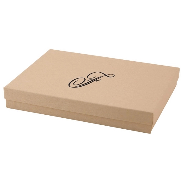 Natural jewelry boxes made with rigid white lined board; filled with... from ASI 75731 PWS / Pacific Western Sales/Cater Line