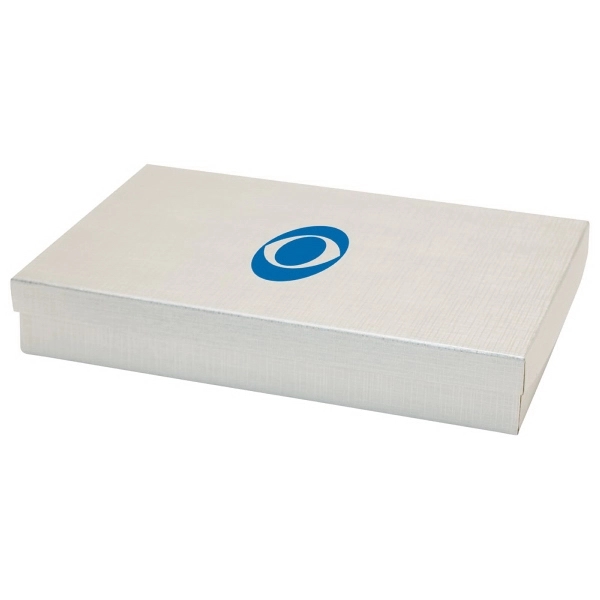 Kraft jewelry boxes made with rigid white lined board; filled with... from ASI 75731 PWS / Pacific Western Sales/Cater Line