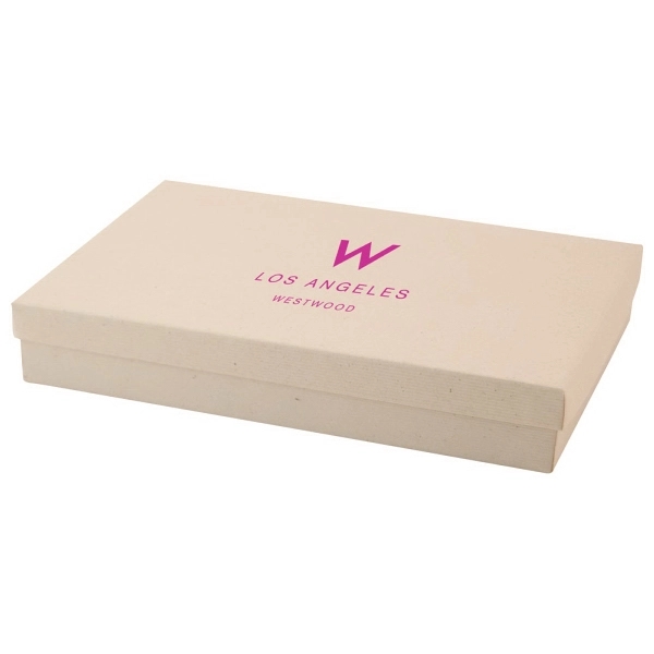 Kraft jewelry boxes made with rigid white lined board; filled with... from ASI 75731 PWS / Pacific Western Sales/Cater Line