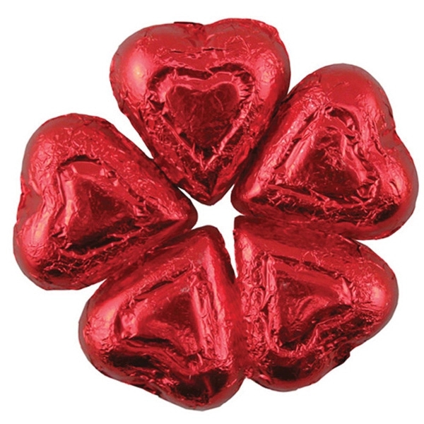 1.9 Oz Bag Of Chocolate Hearts.... from ASI 47919 Custom Chocolate, LLC